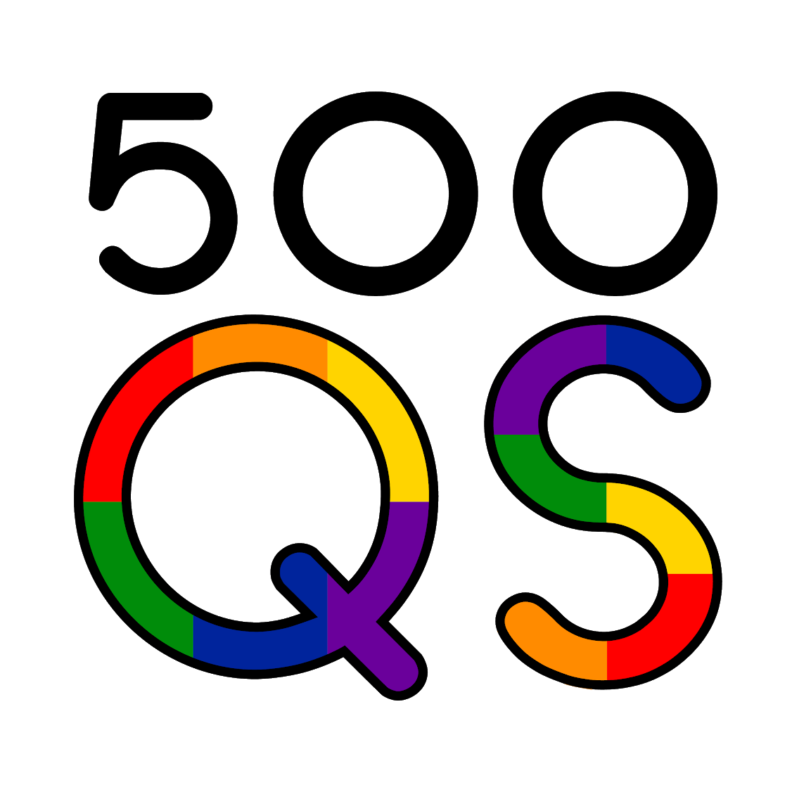 500 Queer Scientists Logo