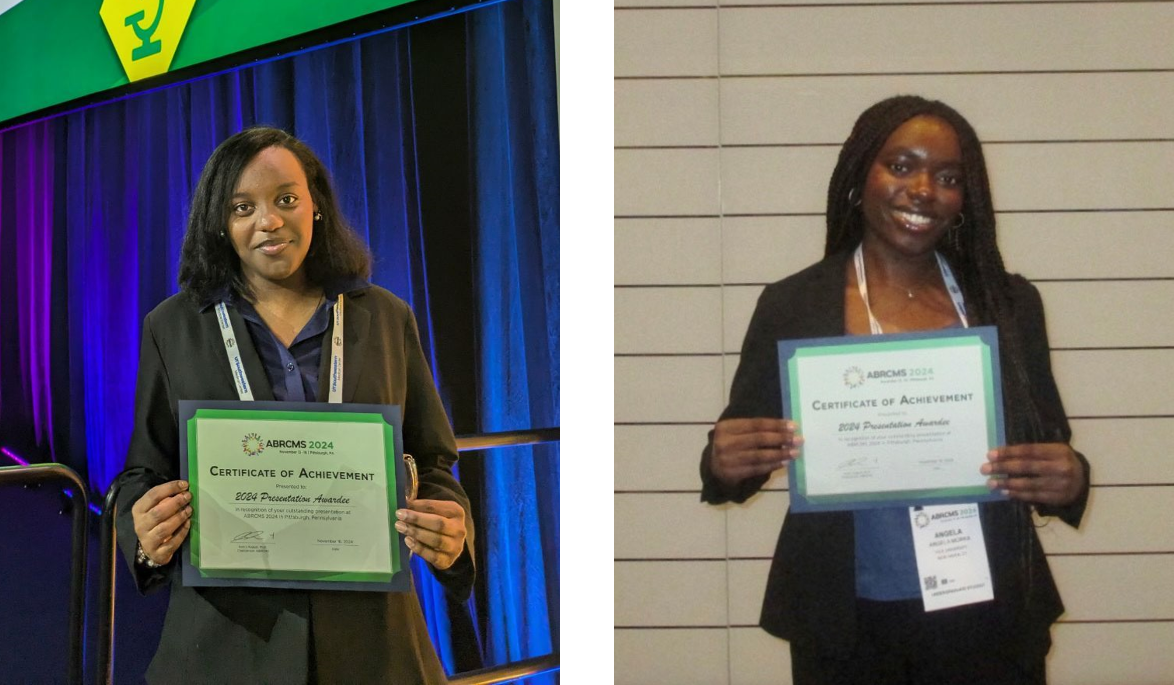 Awardees at ABRCMS