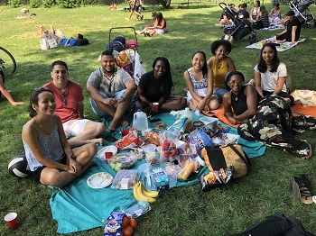 Students on a Picnic