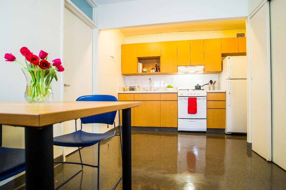 Kitchen in Lasdon House Apartment